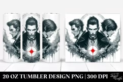 Simple Vampire Digital Painting 20 Oz Tumbler Product Image 1