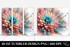 Abstract -like Chrysanthemum 20 Oz Tumbler Product Image 1
