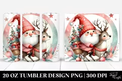Colorful Christmas Gnome PNG Product Image 1
