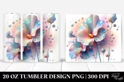 Abstract -like Sweet Pea 20 Oz Tumbler Product Image 1