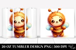 Handmade Plush Bee PNG Product Image 1