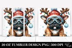 Expressive Bullmastiff Holiday PNG Product Image 1