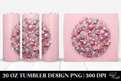 Colorful Gliterry Background | 20 Oz Tumbler Product Image 1