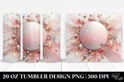 Colorful Pinkish Glittery Background | 20 Oz Tumbler Product Image 1