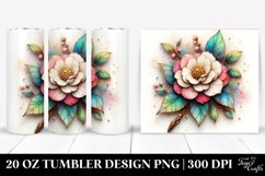 Camellia Tumbler | 20 oz Tumbler Product Image 1