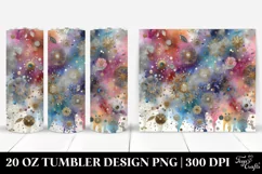 Colorful Glittery Background | 20 Oz Tumbler Product Image 1