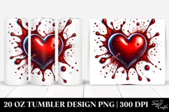 Valentines 20 Oz Tumbler Png Product Image 1