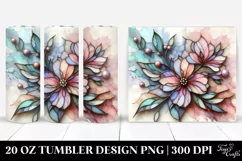 Wooden Cherry Blossom Clipart, Transparent 20 Oz Tumbler Product Image 1