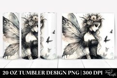 Vibrant Gothic Fairy Watercolor | 20 oz Tumbler Product Image 1