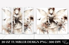 Vibrant Gothic Fairy Watercolor | 20 oz Tumbler Product Image 1