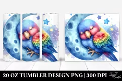 Sleeping Baby Parrot | 20 Oz Tumbler Product Image 1