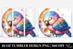 Sleeping Baby Parrot | 20 Oz Tumbler Product Image 1
