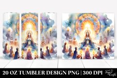 mystic ritual watercolor image | 20 oz Tumbler Product Image 1
