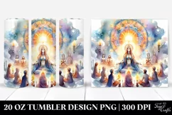 mystic ritual watercolor image | 20 oz Tumbler Product Image 1