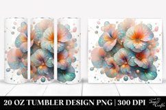 Shiny Nasturtium Clipart, Transparent 20 Oz Tumbler Product Image 1