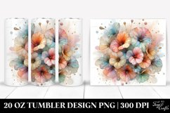 Shiny Nasturtium Clipart, Transparent 20 Oz Tumbler Product Image 1