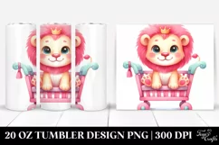 Smiling Cute Vibrant Lion | Tumbler Product Image 1