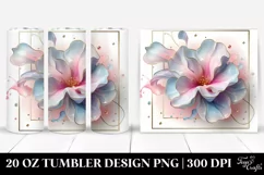 Abstract 3D Sweet Pea | 20 oz Tumbler Product Image 1