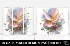 Abstract 3D Sweet Pea | 20 oz Tumbler Product Image 1