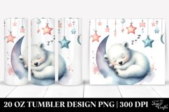 Baby Polar Bear Sleeping | 20 Oz Tumbler Product Image 1