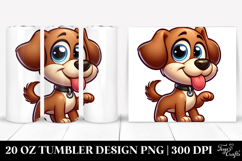 Silly Cartoon Puppy, 20 Oz Tumbler Product Image 1