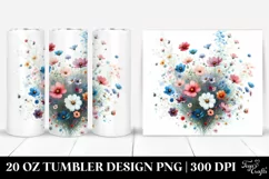 Colorful Wild Flowers | 20 oz Tumbler Product Image 1