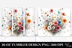 Colorful Wild Flowers | 20 oz Tumbler Product Image 1