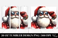 Santa Claus Cool Haircut, Transparent PNG Product Image 1