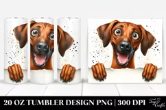 Crazy Watercolor Rhodesian Ridgeback | 20 Oz Tumbler Product Image 1
