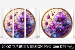 Stained Violet Golden | 20 Oz Tumbler Product Image 1