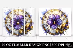 Stained Violet Golden | 20 Oz Tumbler Product Image 1