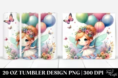 Floating Fairy Balloons | 20 Oz Tumbler Product Image 1