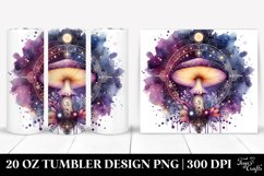 Magical Celestial Mushroom in Watercolor Product Image 1
