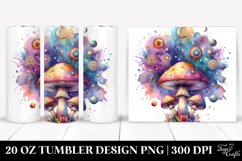 Magical Celestial Mushroom in Watercolor Product Image 1