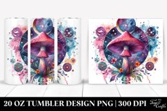 Magical Celestial Mushroom in Watercolor Product Image 1