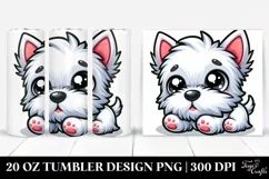 Funny West Highland White Terrier 20 Oz Tumbler Product Image 1