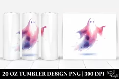 Poltergeist Watercolor Image | 20 oz Tumbler Product Image 1