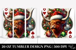 Christmas PNG 20 Oz Tumbler Design Product Image 1
