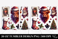 Christmas PNG 20 Oz Tumbler Design Product Image 1