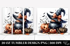 Simplistic Halloween Coquette Bow Tumbler Product Image 1