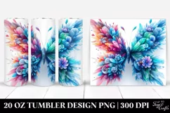 Vibrant Ice Butterfly | 20 oz Tumbler Product Image 1