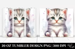 Winter Baby Cat Tumbler Product Image 1