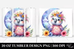 20 Oz Tumbler Sublimation | Smiling Cute Baby Parrot Dressed Product Image 1