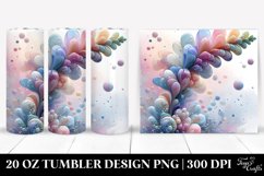 Abstract Glossy Snapdragon Tumbler Design | 20 oz Tumbler Product Image 1
