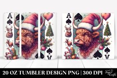 Christmas PNG 20 Oz Tumbler Design Product Image 1