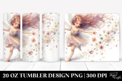 Fairy Tumbling with Spring Petals in Pastel Wind | Tumbler Product Image 1