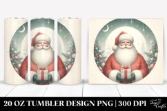 Pastel Santa Clipart Product Image 1