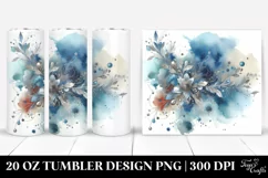 blueis,gliter,watercolor,shiny, zinnia, metallic Product Image 1