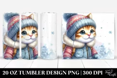 Winter Baby Cat Tumbler Product Image 1