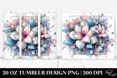 Glossy Gardenia 20 Oz Tumbler Product Image 1